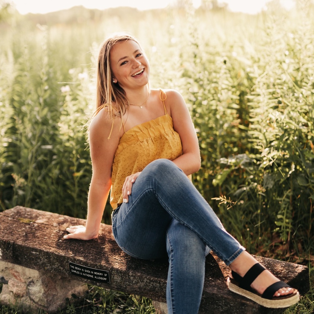 Cotton On Yellow Eyelet Top
